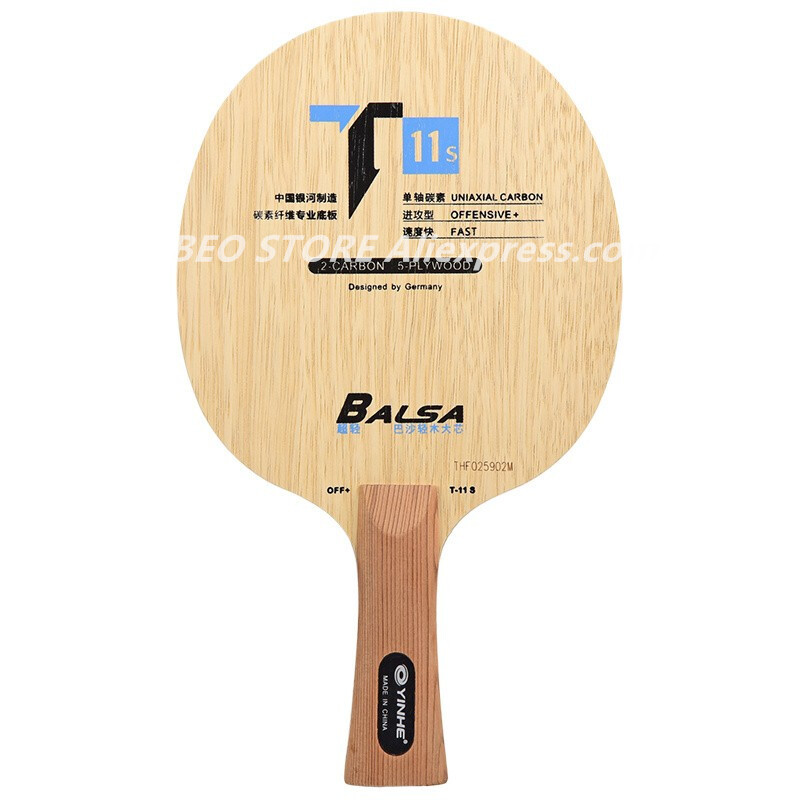 YINHE T11 (Balsa Light Weight Carbon) YINHE Table Tennis Blade T11 T11S Original Galaxy Racket Ping 