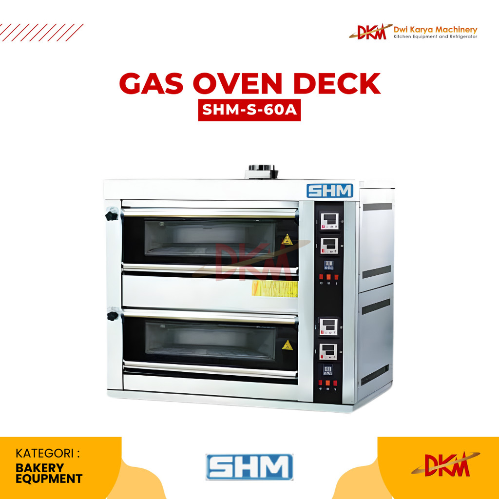 SHM GAS OVEN DECK 2 DECK 6 LOYANG SHM-S-60A / SHM S 60A
