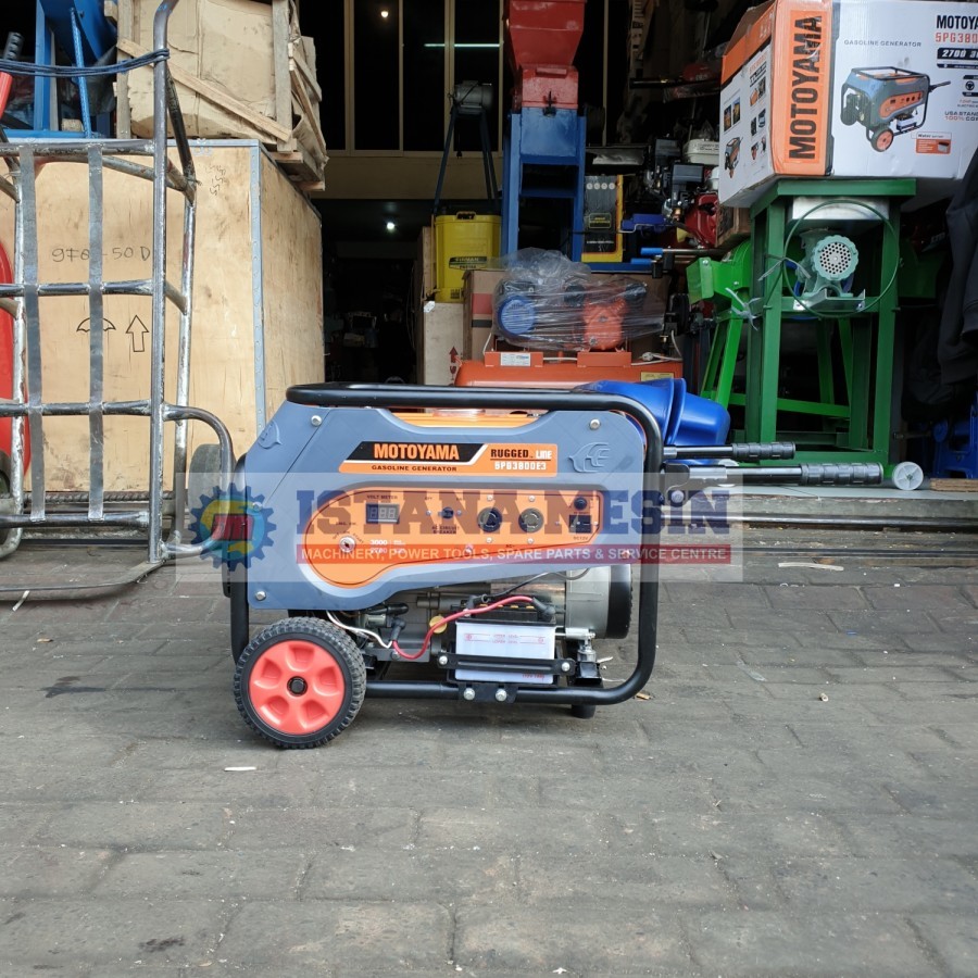 3KVA GENSET BENSIN GENSET 2500W STARTER GENERATOR MOTOYAMA SPG3800E3