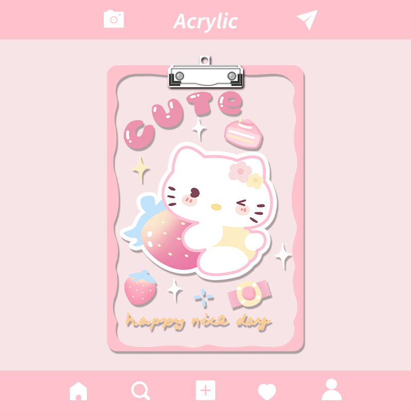 Clipboard A4 Warna ATK Papan Jalan Fleksibel Ringan Papan Ujian Folio Bisa Digantung Aesthetic Anti 