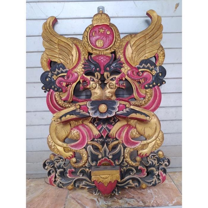 Blawong Keris Tombak Sunggingan Isi 3 Ukir Lambang PB Motif Naga Macan EK546