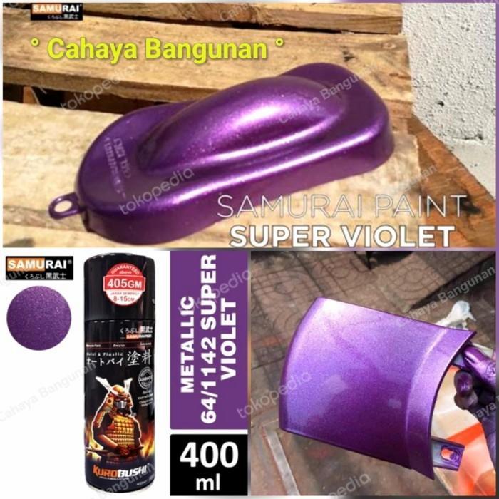 Pilox Samurai Paint 1142 SUPER VIOLET Pylox Cat Semprot Ungu Metalik