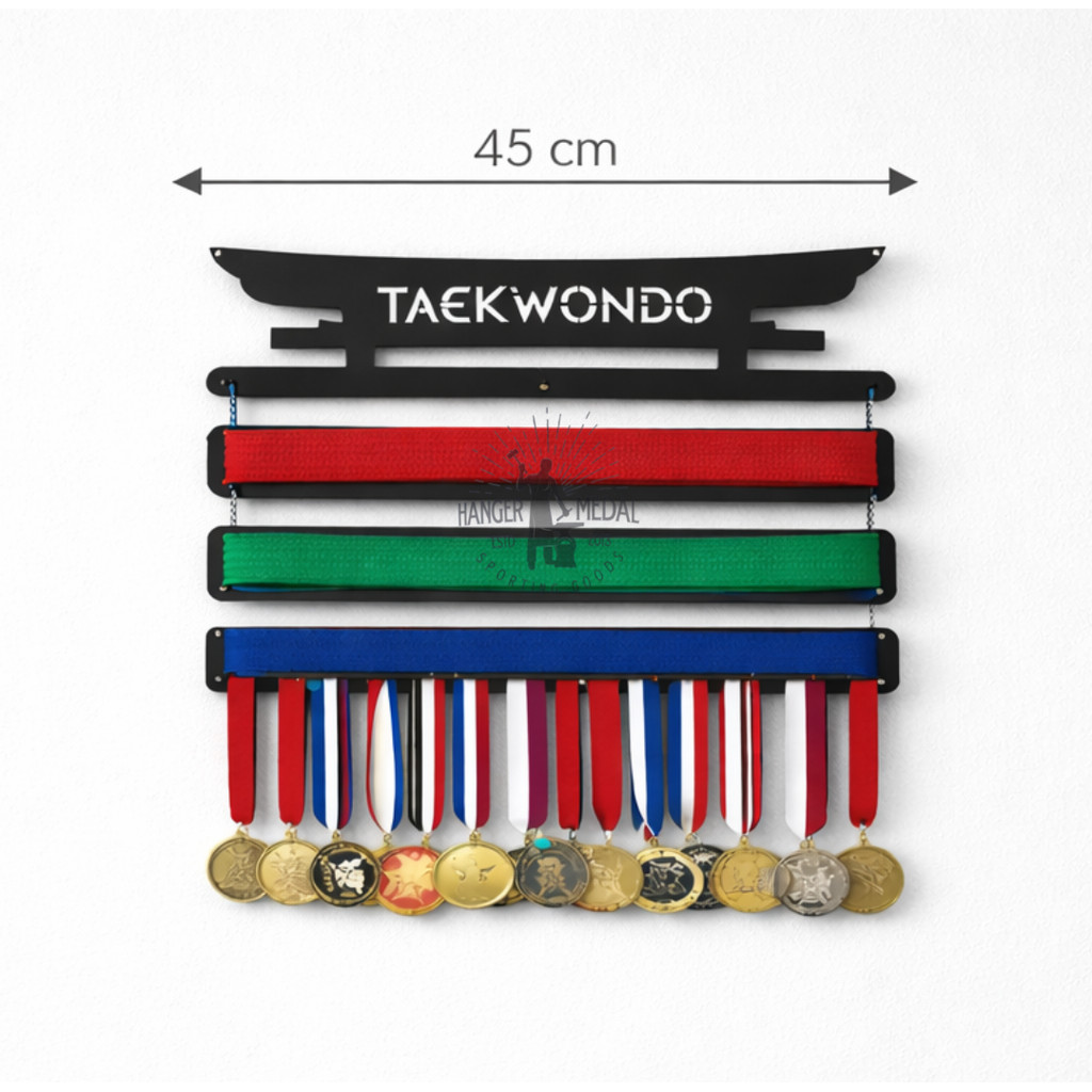 Gantungan Sabuk Taekwondo & Medali Belt Holder Medal Hanger Display HANGERMEDAL