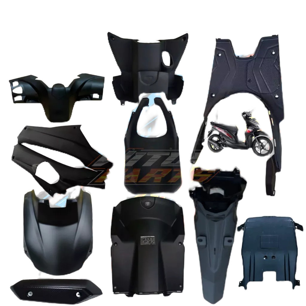 WITOR - Cover Body Kasar Atas Bawah Dek Paru Dek Bawah Fullset Lengkap Beat Fi 2013 2014