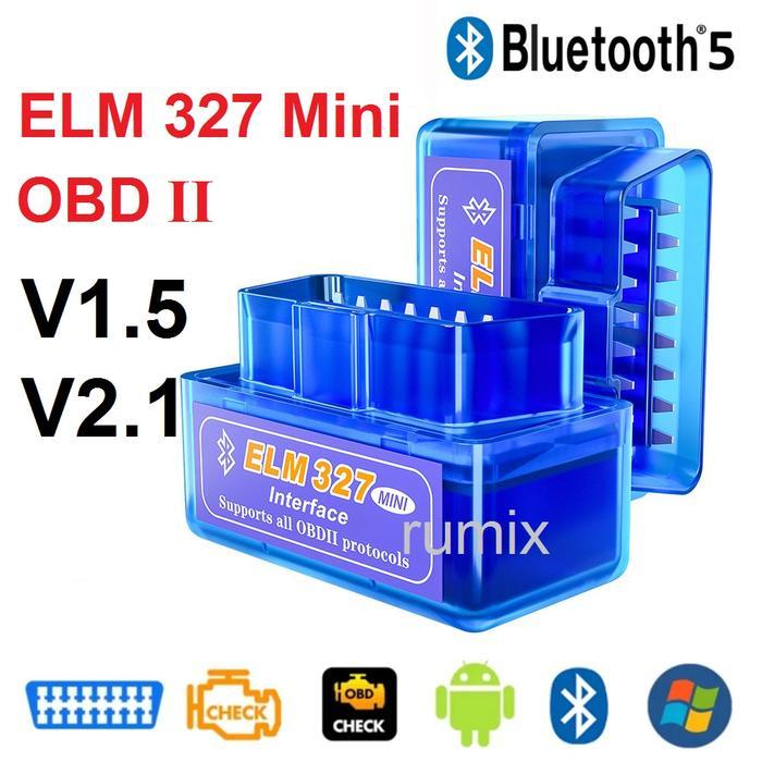 New Autopart ELM327 Mini OBD OBD2 Bluetooth Wireless Car Scanner V1.5 V2.1 Alat - V 1.5