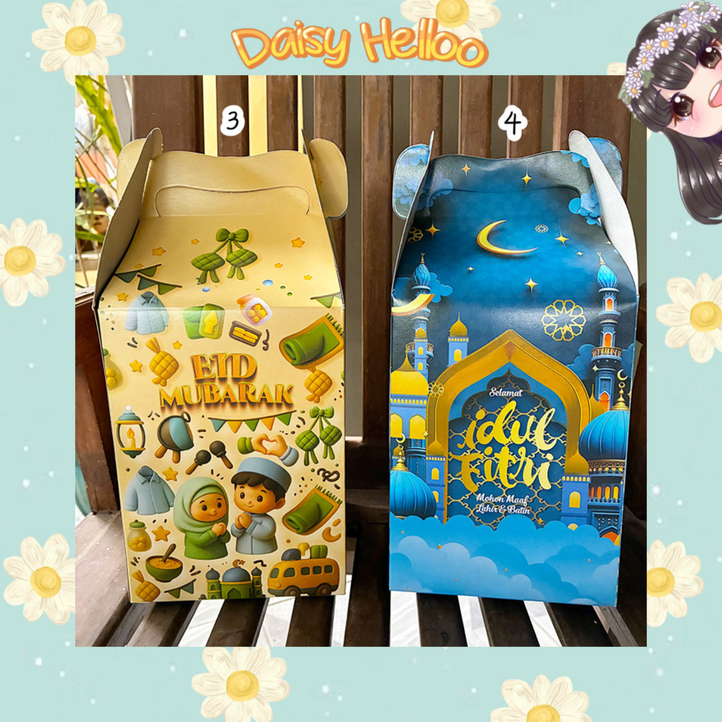 GBOX Gable Box XL Toples Kue Kering 500gr Lebaran Idul Fitri Aesthetic Hampers Parcel Ramadhan Snack
