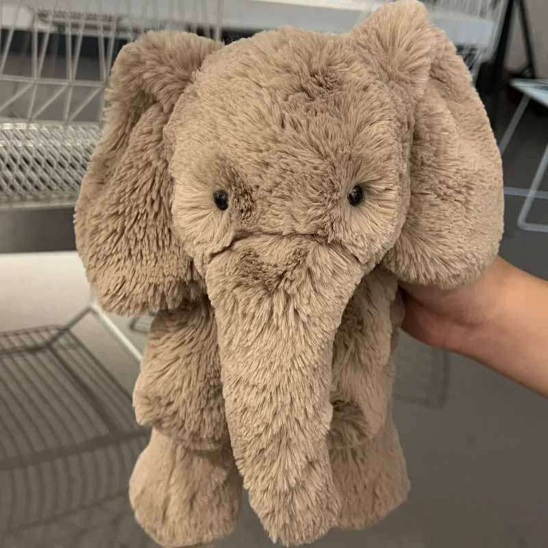 34-56cm Jc Cute Smudge Elephant Plush Toy Soft Comfortable Sleep Companion Doll Bedside Ornament Bed