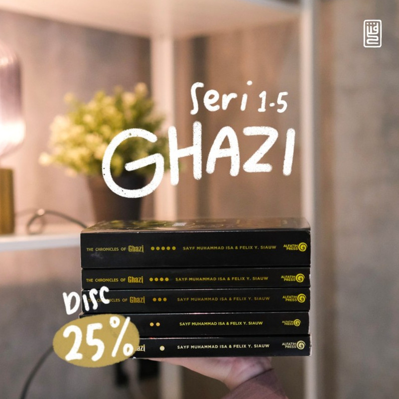 Buku Paket Novel Ghazi Series (1-5) Fiksi Sejarah Islam