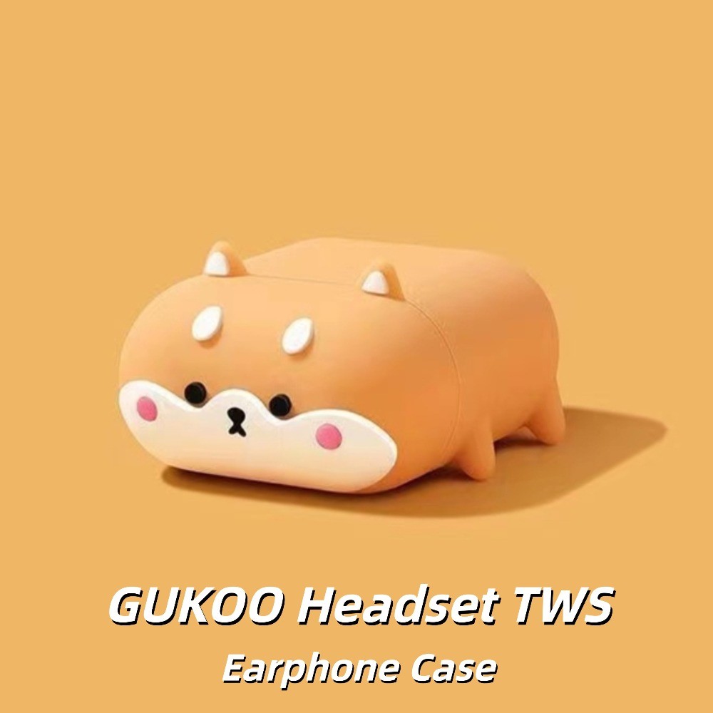 Popularity Untuk GUKOO Headset TWS Case Lucu Kartun Lembut Silicone Pelindung Case