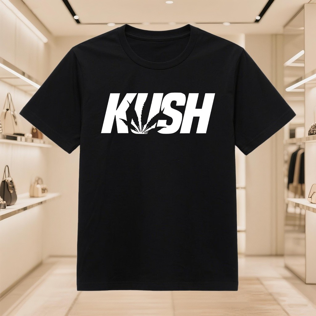 KUSH  LOKAL - Kaos Ukuran Besar 5XL T-Shirt Pria Gemuk Baju Gede Bahan 24s Combed 200g Skin Friendly