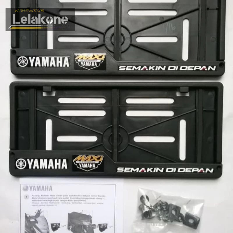 Caver Tempat Plat Nomor 1 Set Original Yamaha Maxi / Tempat Plat Nomor Motor