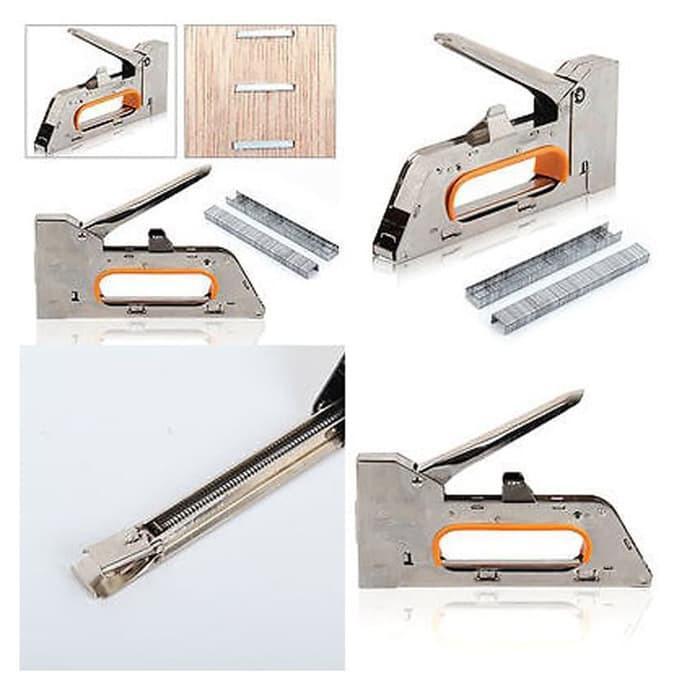 Staples Tembak Gun Tacker Stapler Jok Staples Jok Staples Kayu