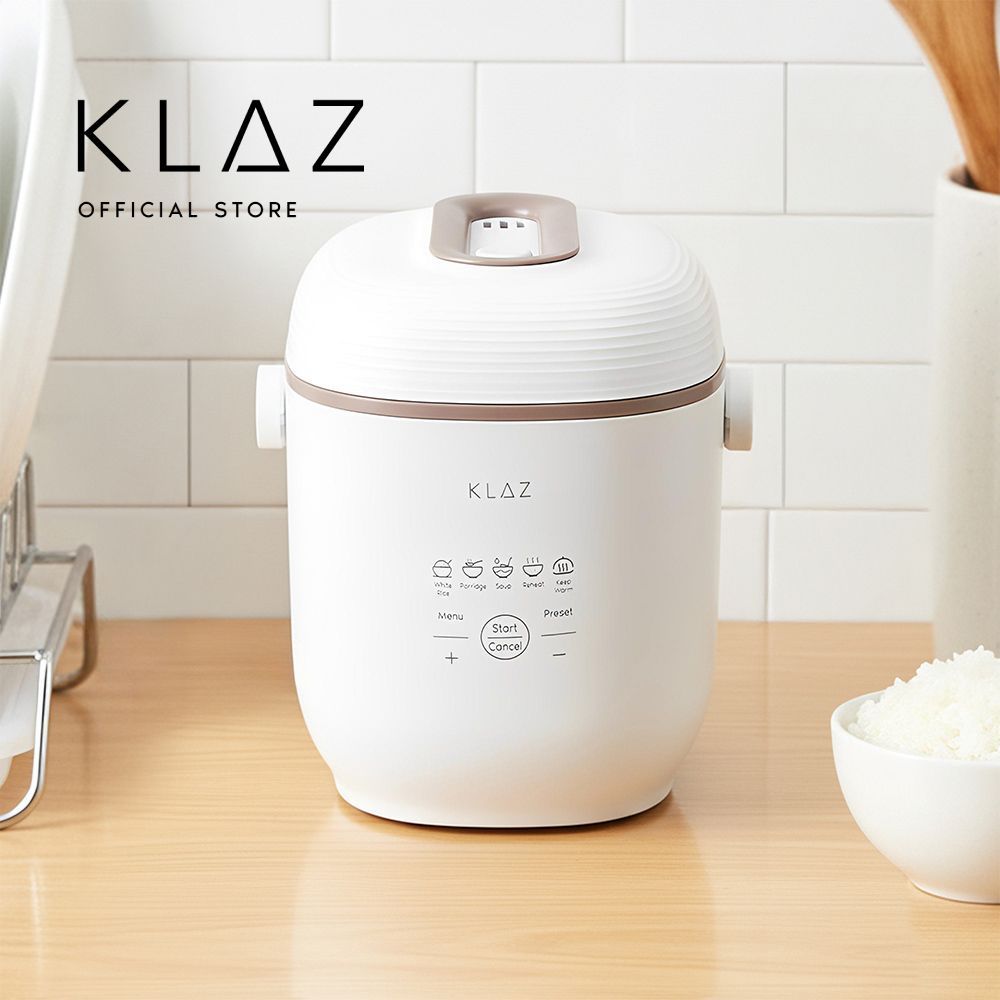 Klaz 300 ml Rice Cooker Digital - Putih Magic Jar Magic Com Penanak Nasi Alat Masak Beras Elektronik