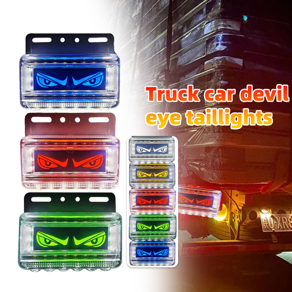 lampu bak truk kedip otomatis Casing tebal, panel belakang anti karat lampu bak truk 24 volt samping