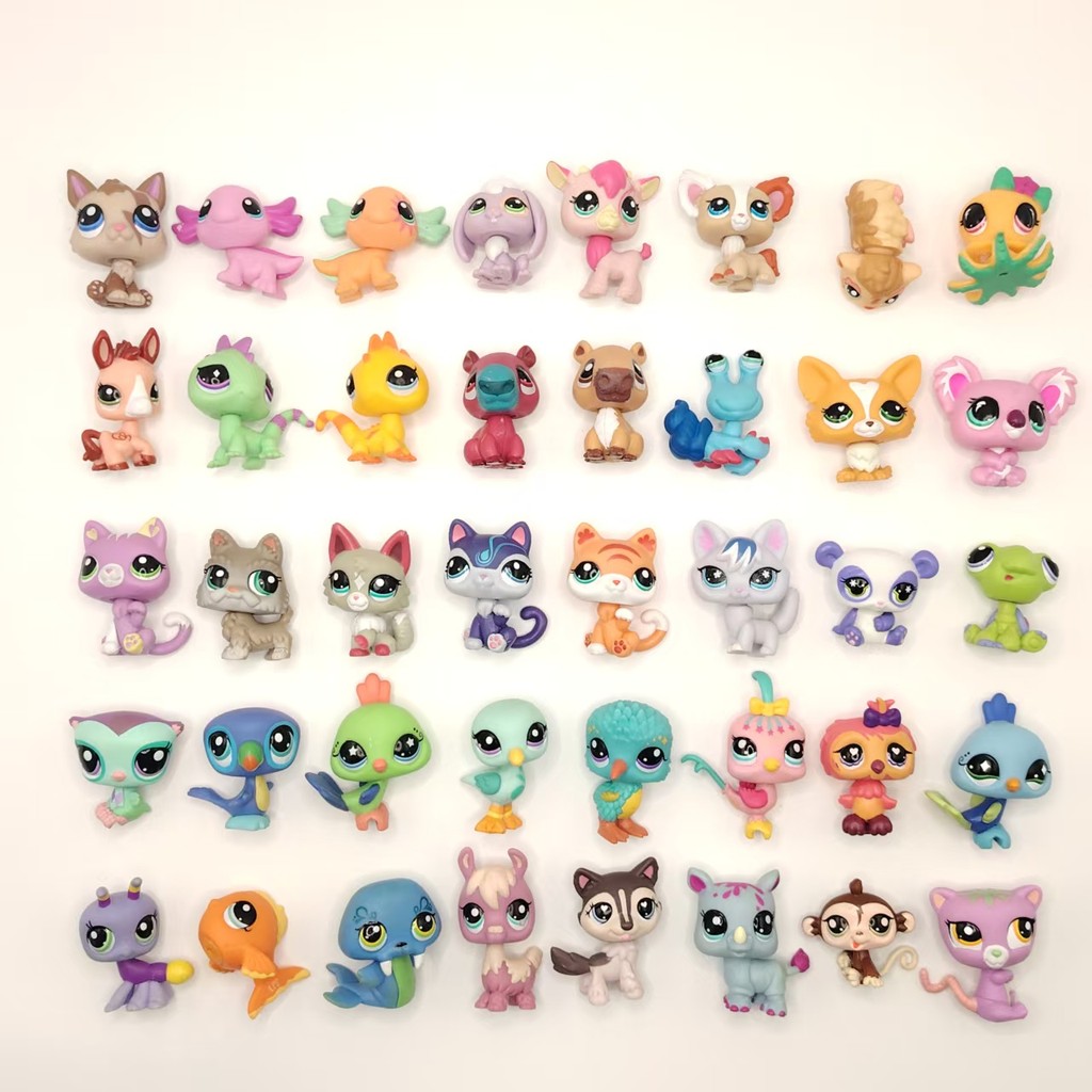 5pcs Random Lps Pets or Accessories Original Lps pets Collection Figures Toys Cute Animal Toys Kids 