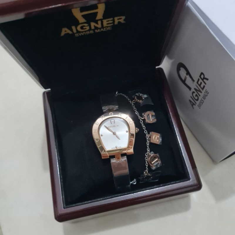 Jam tangan baru Fashion Wanita AIGNER Enna Bracelet Ladies Watch  include box