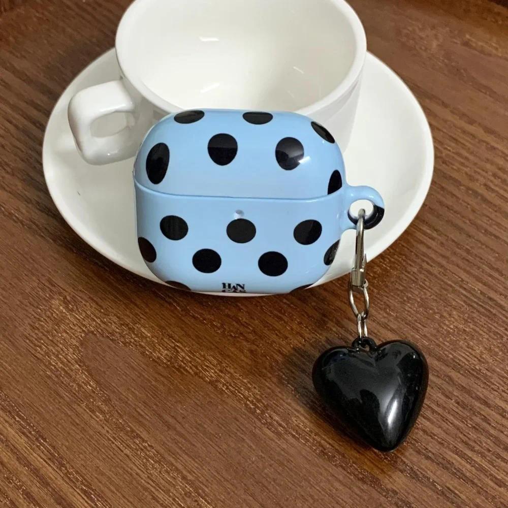 [A229] Nie simple blue polka dot airpods4 protective case airpod3 is suitable for Apple pro earphone