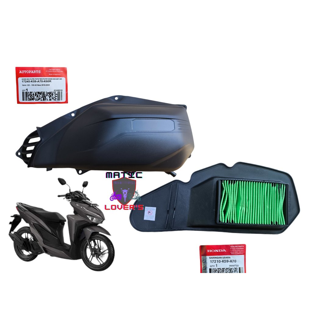 Box filter rumah filter udara tutup box filter udara dan filter udara vario 150 new 2018 sd 2021 K59