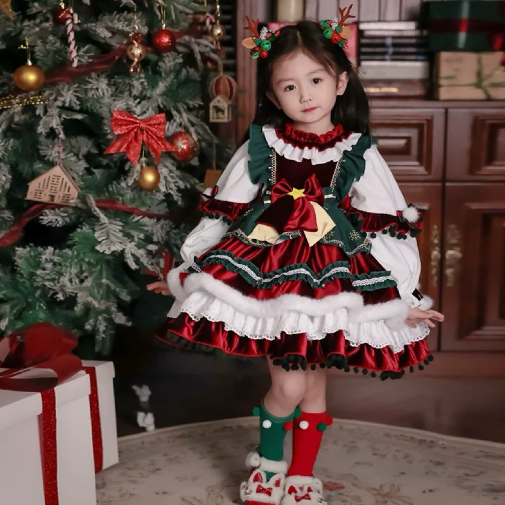CHRISTMAS DRESS LOLITA DRESS NATAL ANAK LOLITA