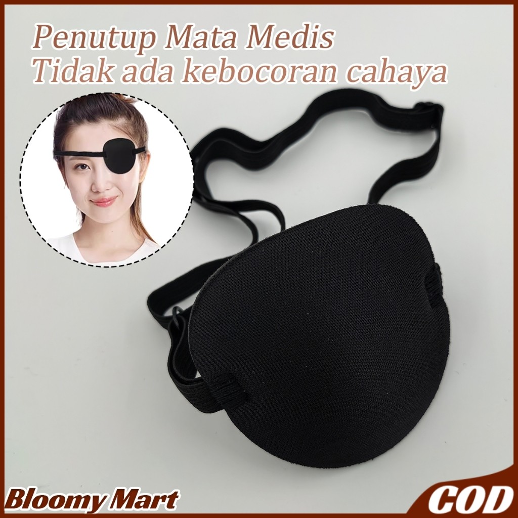 Penutup Mata Sebelah Medis Lazy Eye Patch Terapi Mata Malas Amblyopia Dewasa Bahan Polyester High Qu