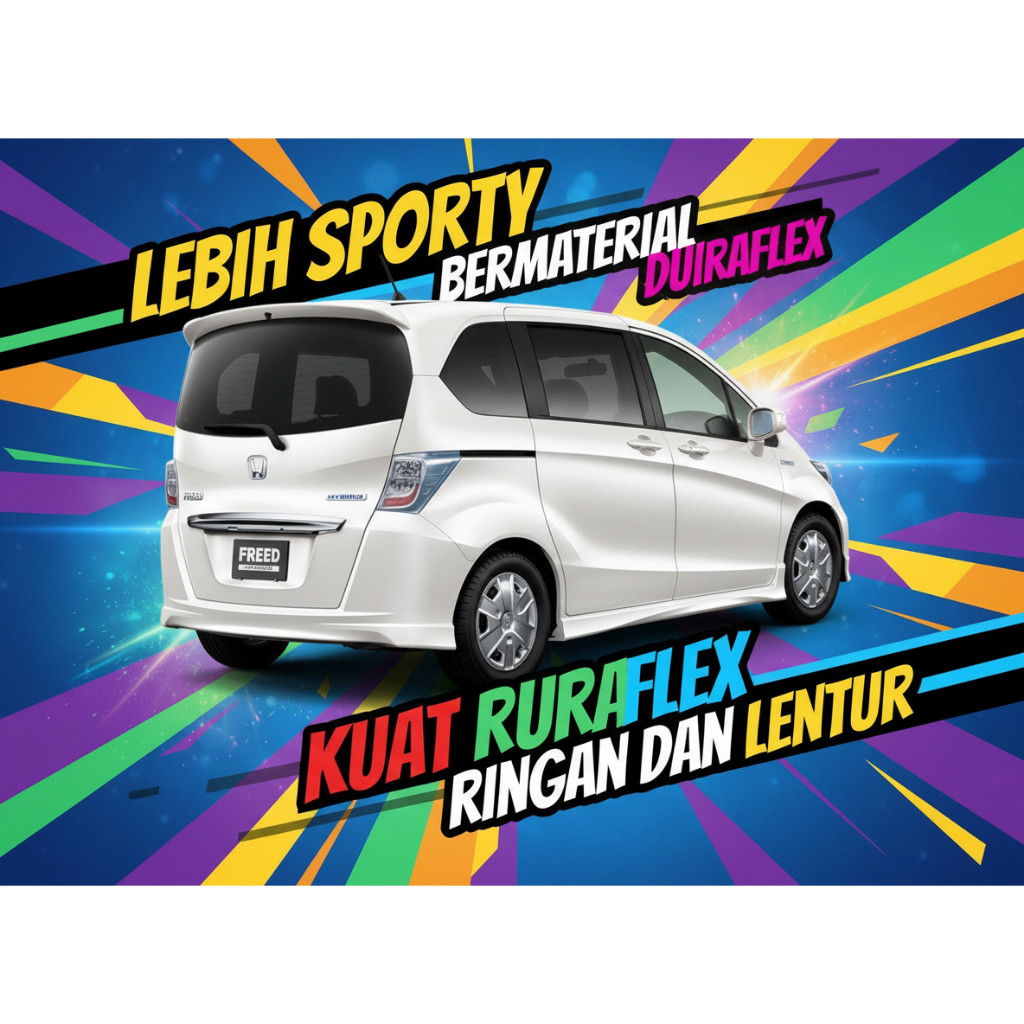 BODYKIT HONDA FREED HYBRID 2009-2015 BUMPER FREED BEMPER FREED (Tanpa PO)