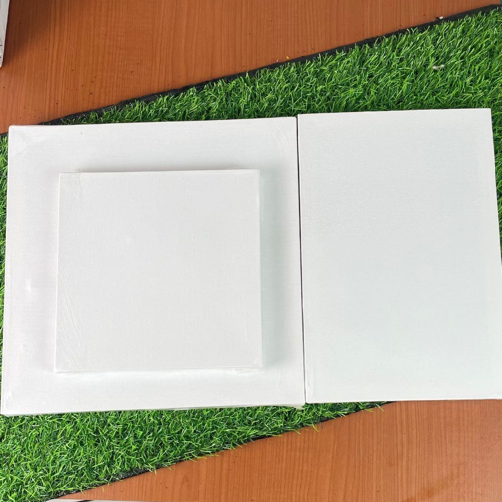Kanvas Lukis Kanvas Halus White Canvas Ukuran 20x20, 20x30, 30x30, 30x40, 40x50, 40x60, 50x60
