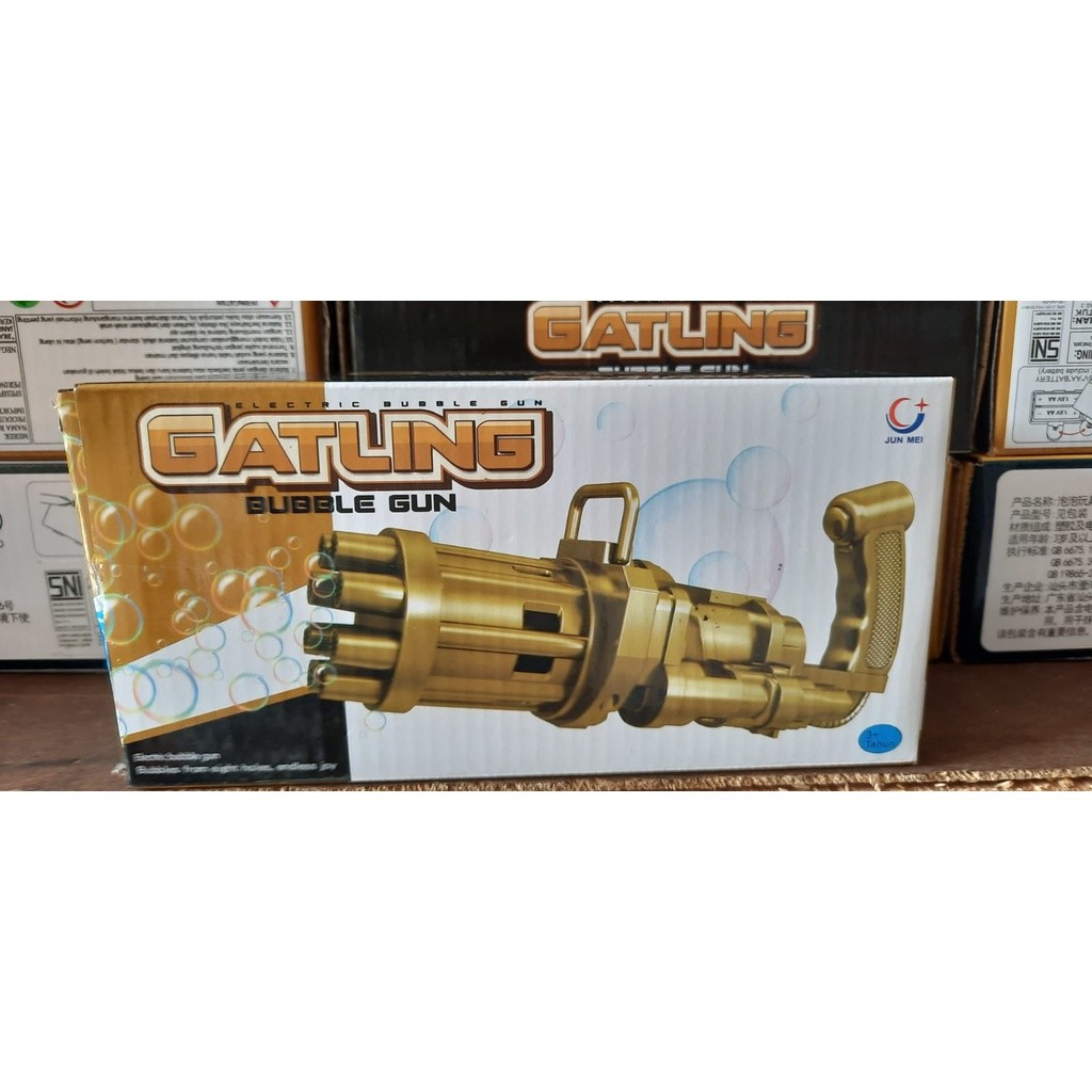 Bubble Gun Mesin Pembuat Gelembung SNI Gatling Bubble Gun Mesin Gelembung Sabun
