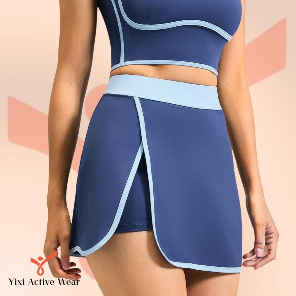 YIXI | Skort rok celana olahraga fitness gym