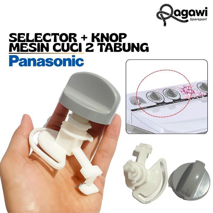 Selector + Knop Mesin Cuci 2 Tabung untuk Selector + Knop Mesin Cuci Panasonic Paket Switch Knop Pem