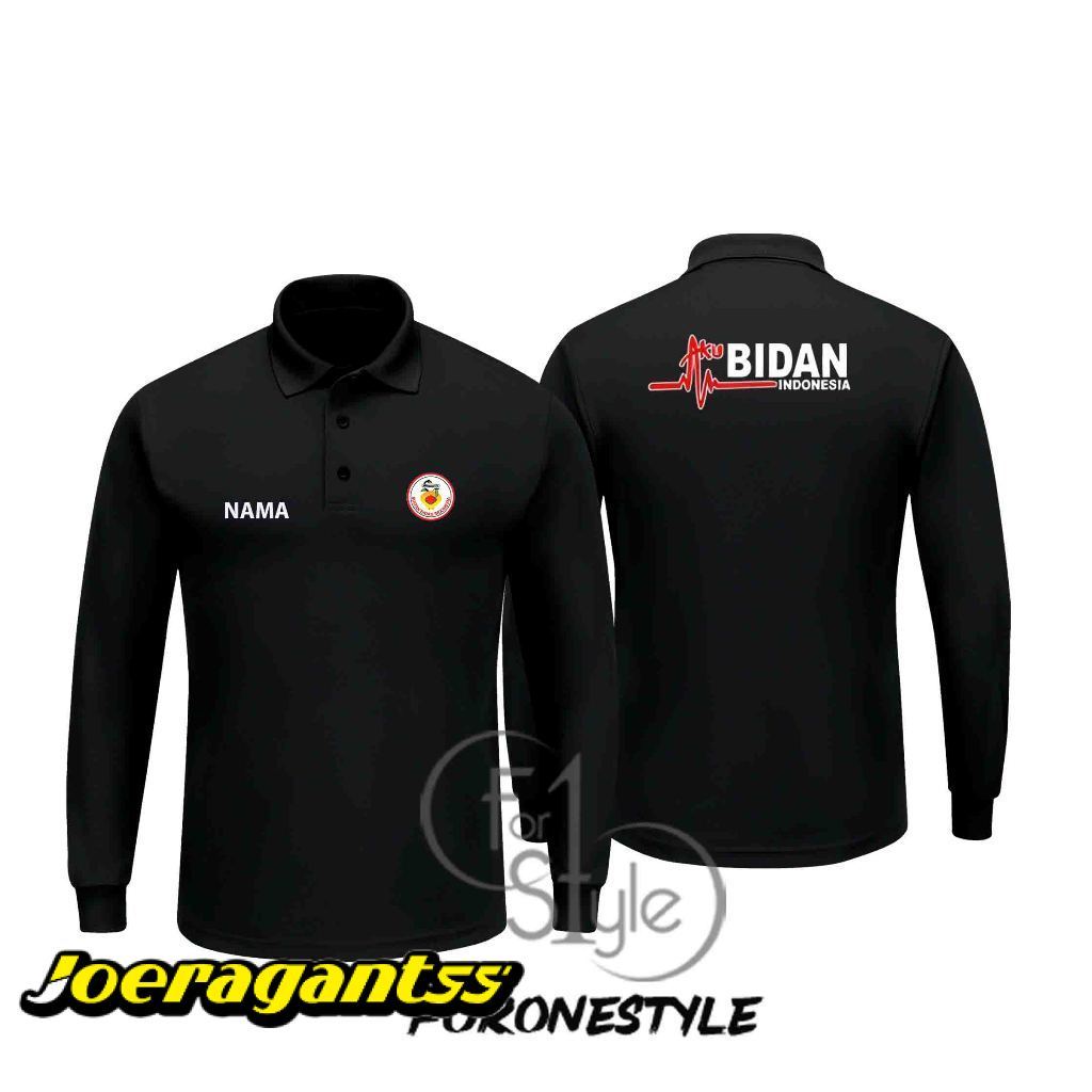 POLOSHIRT BIDAN INDONESIA - POLO BERKERAH BIDAN INDONESIA - KAOS BERKERAH BIDAN MIDWIFE