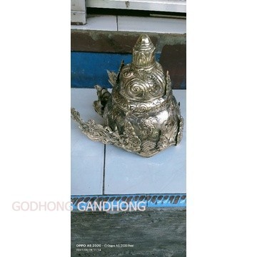 pajangan mahkota raja/ratu bahan Kuningan LSP2