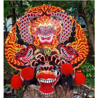 sEs TERBAIK  barongan spon / barongan Caplokan kayu / barongan devil / barongan jaranan mainan anak 