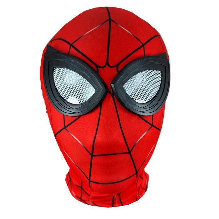 Halloween  Cosplay Peregangan Masker Hood untuk Anak-anak dan Orang Dewasa Spider-Man Avengers Iron 