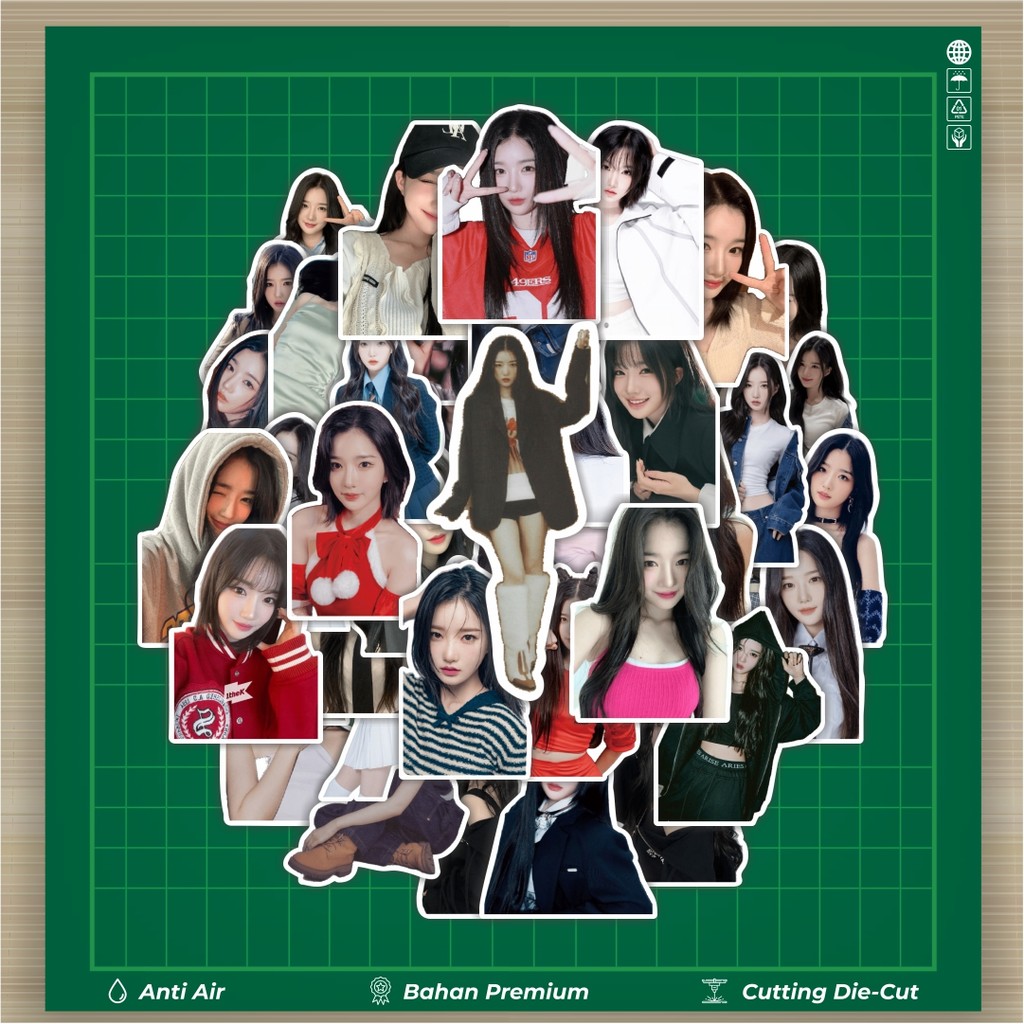 HOT 50 PCS  KIM YOOYEON (tripleS) Stiker Fashion Cars Decal Dingin Kartu Album Custom Vinyl Anti Air