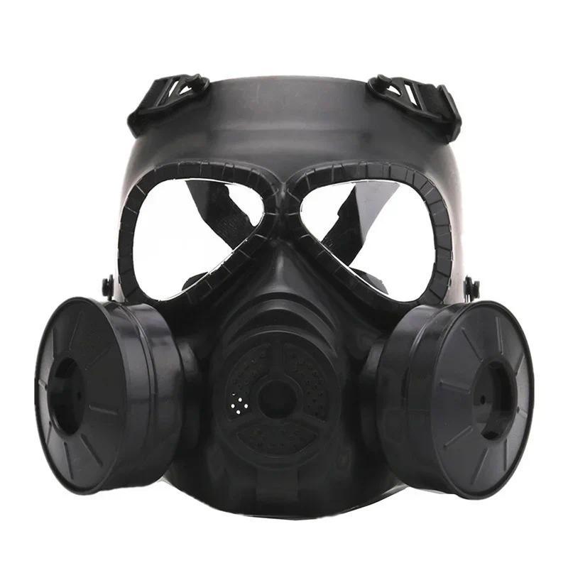 Full face protective helmet, military reality CS field commando gas mask