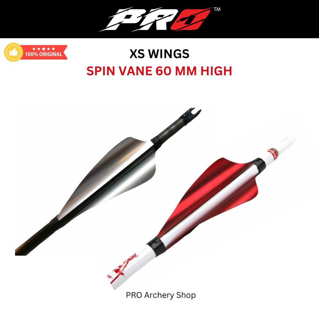 XS WING SPIN WING VANE | SAYAP / BULU SPIN ANAK PANAH | WING VANES 50MM 60MM | XSWING ALAT PANAHAN |