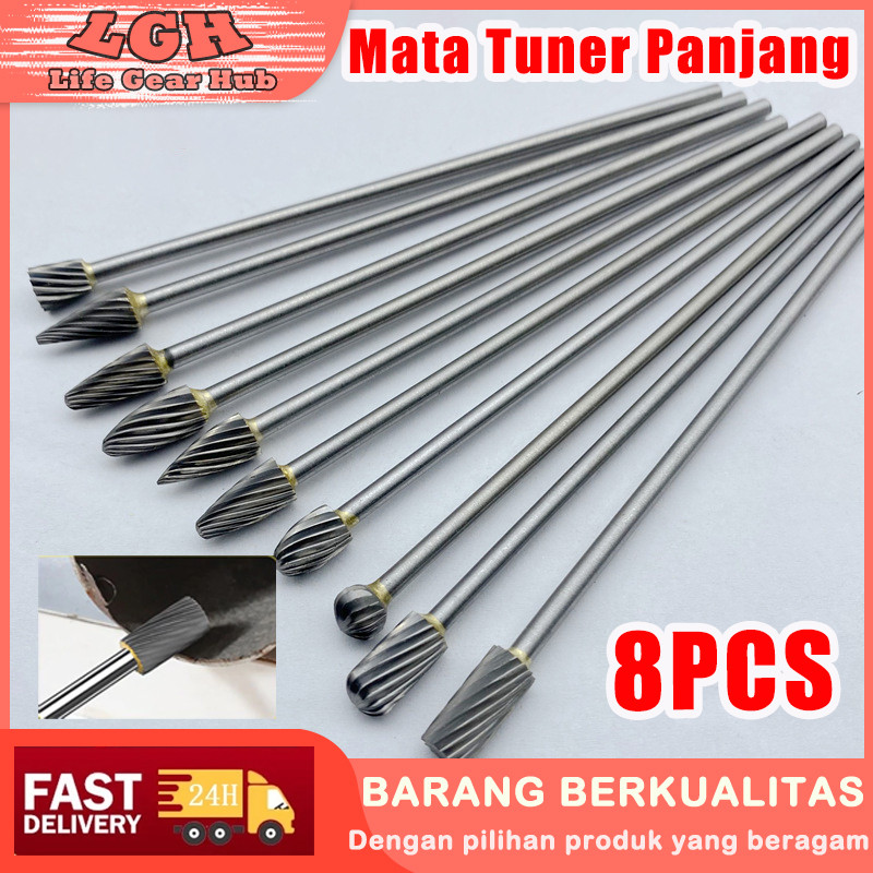 Mata Bor Tuner Reamer Porting Set 3x100MM Tunner Cuner Cunner porting 3mm x 6mm Mata Bor Tuner Panja