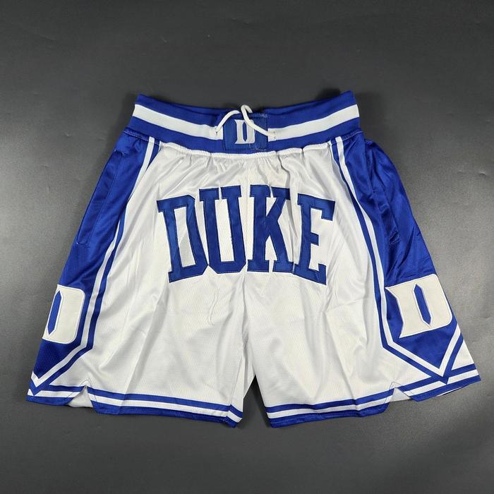 BORDIR Celana Basket JD Duke University Putih Basketball Shorts