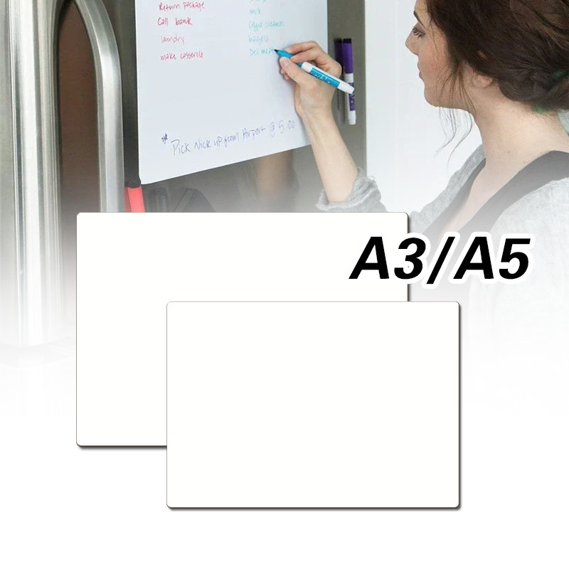 A3 A5 Magnetic White Board / Magnet Papan Tulis / Polos Magnet Lembaran