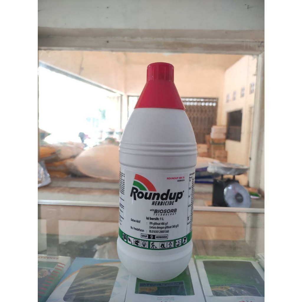Roundup Pembasmi Rumput 1 Liter / Roundup Biosorb 486Sl / Racun Rumput / Roundup 1Kg / Roundup