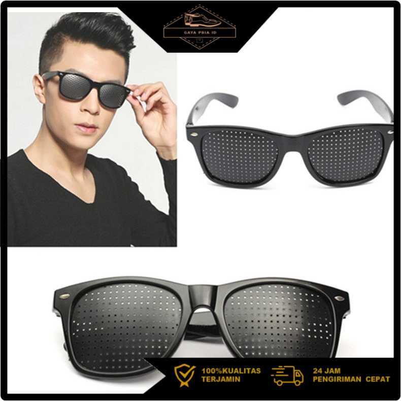 YOOSKE Kacamata Terapi Anti Myopia Pinhole Glasses - D11301 Bayar Ditempat | Berkualitas | Original 