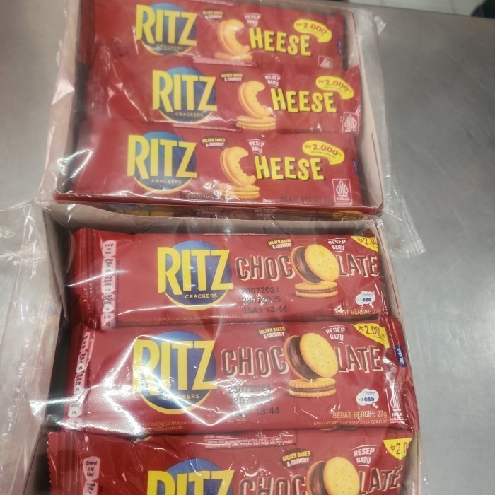 ritz cracker  27grx 12 coklat / keju