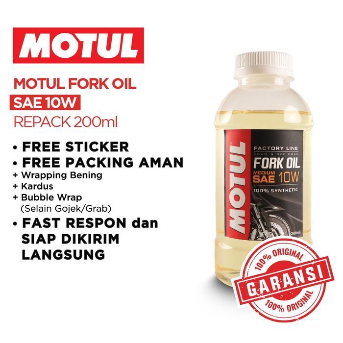 Oli Shock Motul 10W Synthetic Oli Sok Fork Oil Repack 200ml - Repack 5w