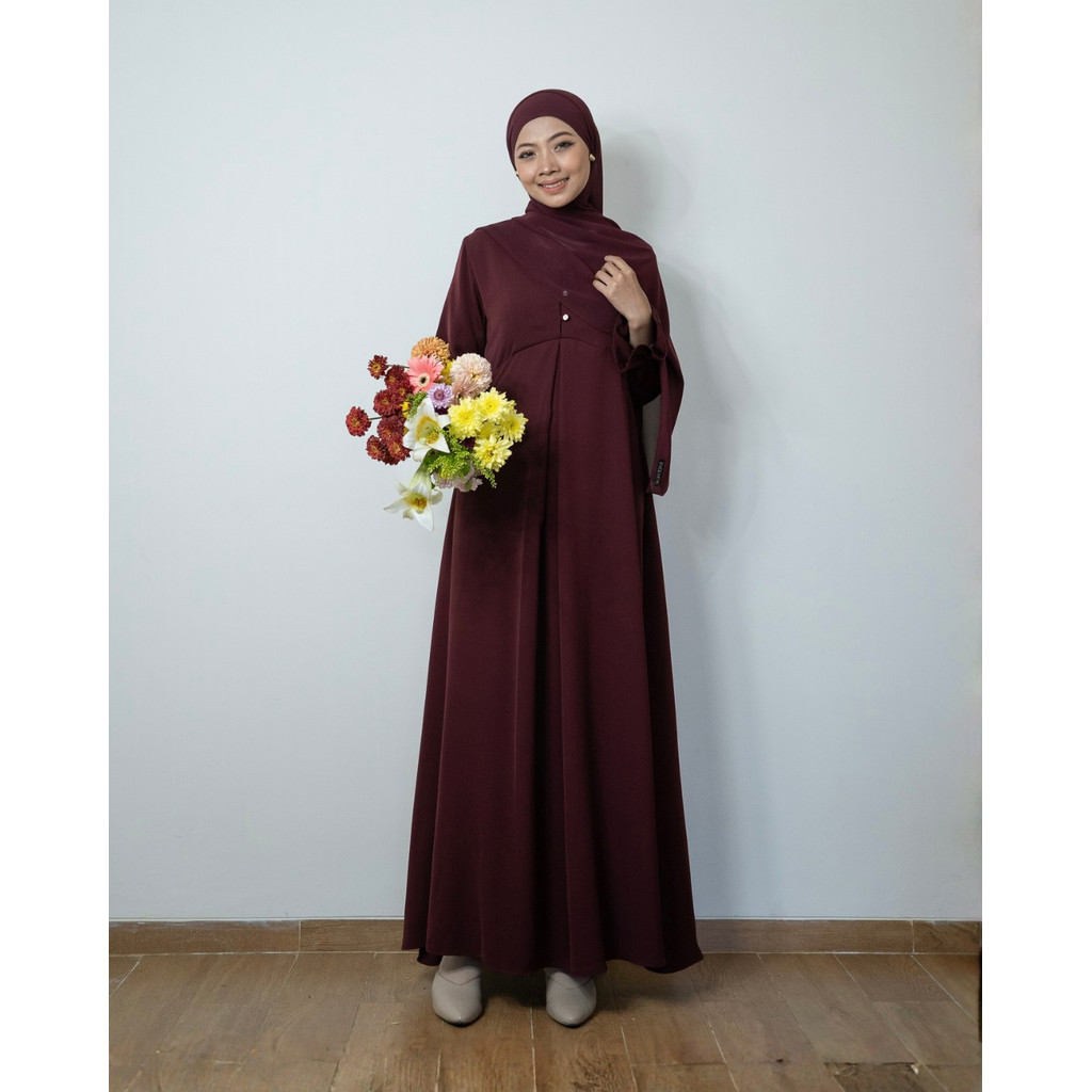 Evolvere - Layla Dress Gamis Wanita Muslim SImple Busui