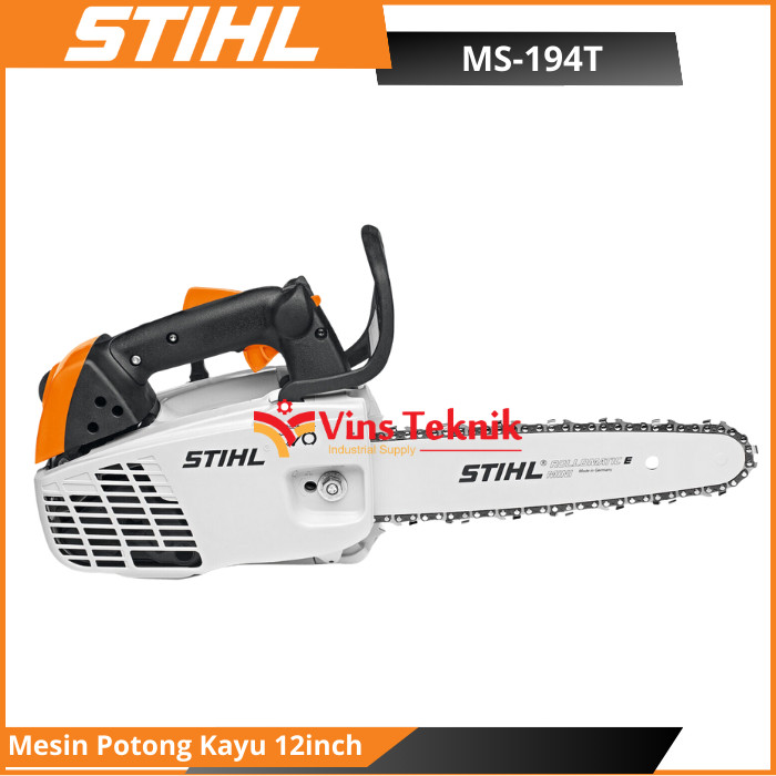 STIHL MS194T Mesin Potong Kayu 12 Inch Chainsaw Top Handle Saw MS 194