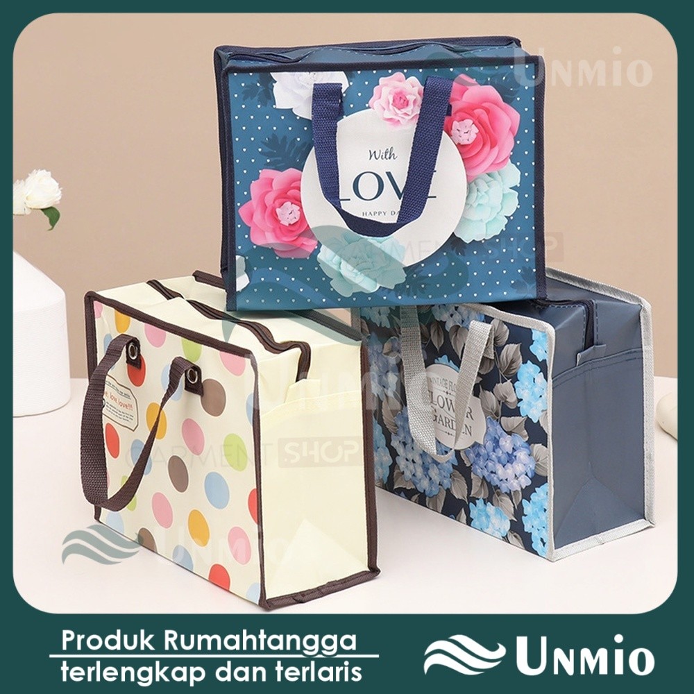 Tas Jinjing Laundry Baju Tas Belanja Tas Kado Kapasitas Besar Hand Bag Serbaguna Murah Bagus [Unmio]