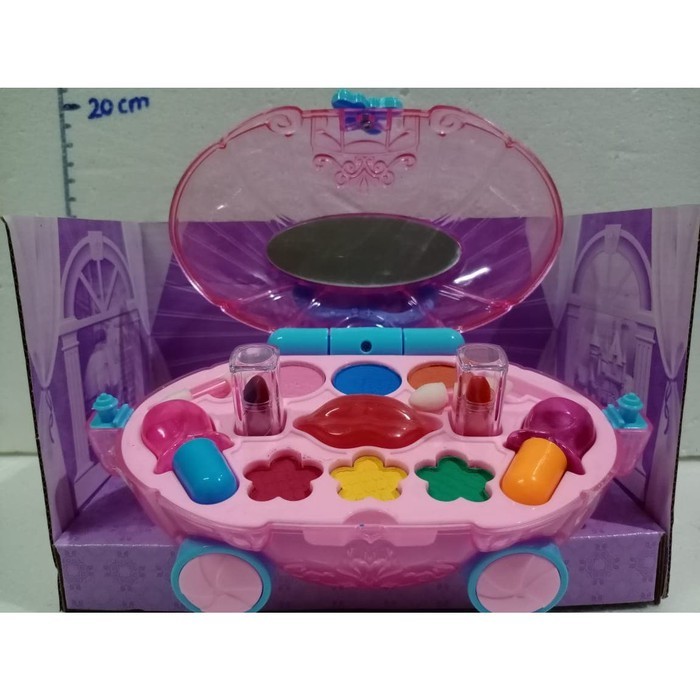 mainan anak perempuan cewek salon make up LOL kereta box koper / souvenir spesial custom