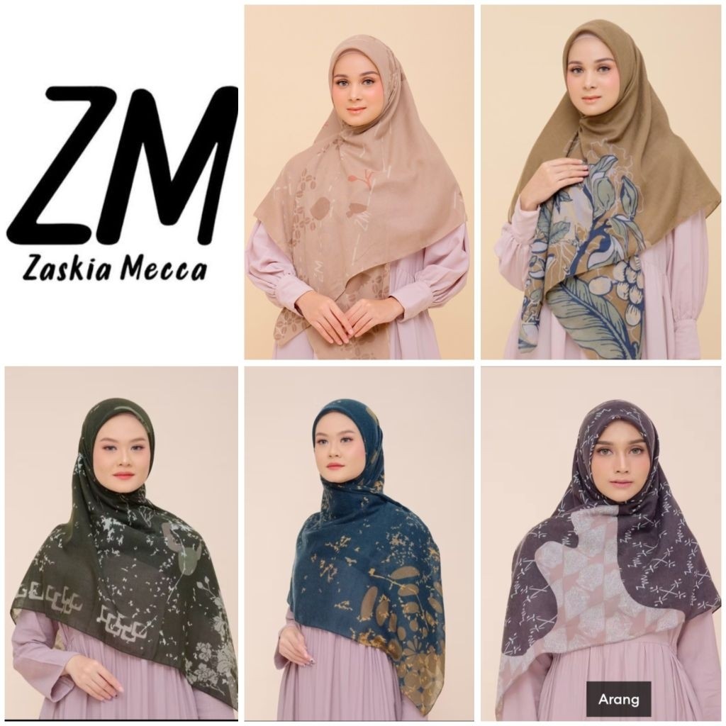ORIGINAL Hijab ZM SYARI JUMBO , Rabbani ,ZOYA,DAUKY,HWC (Lost pack) printing terbaru terlaris Premiu