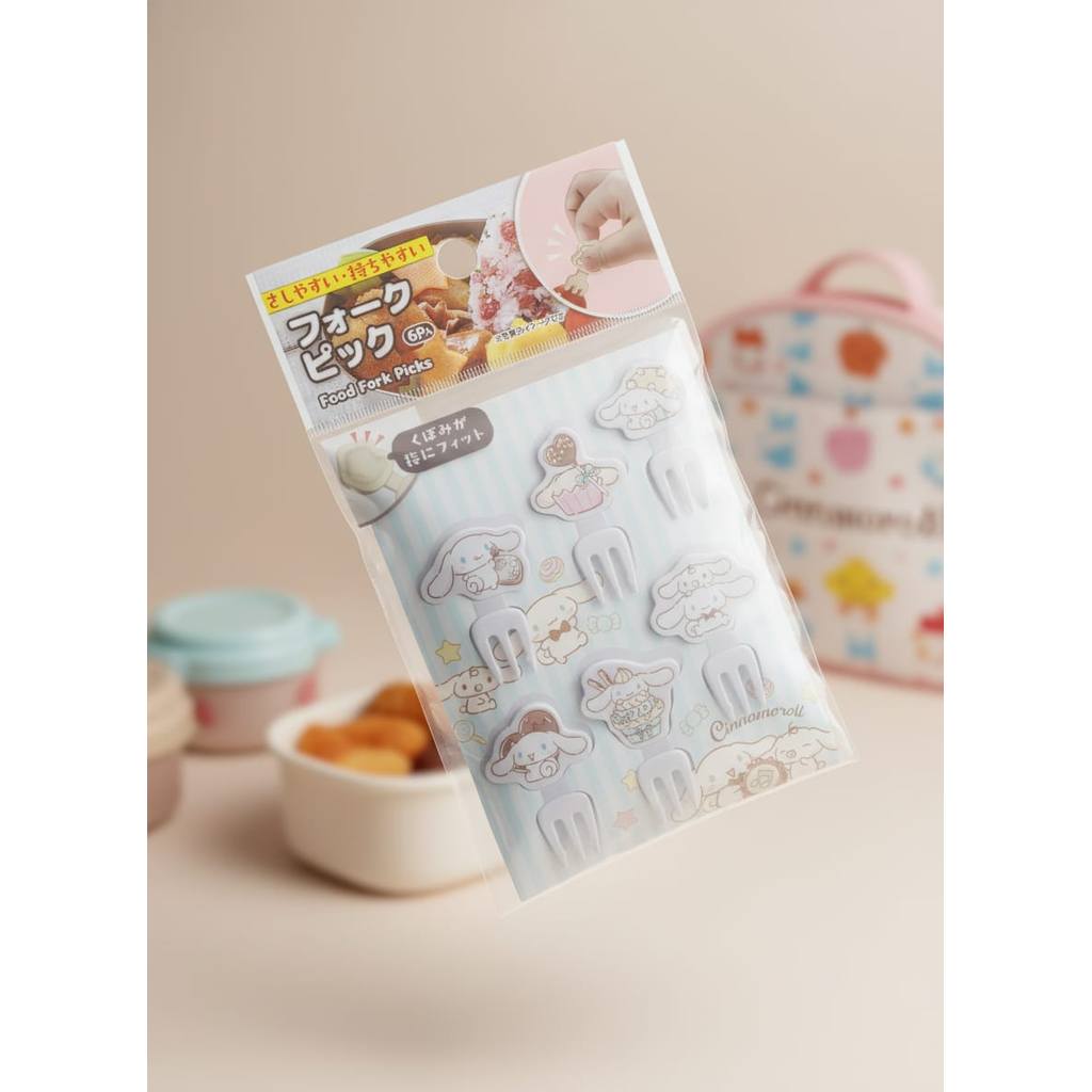 Food Pick Karakter Disney & Sanrio | Tusuk Bento Hias Makanan Anak | Tusukan Bekal Makanan Anak Lucu