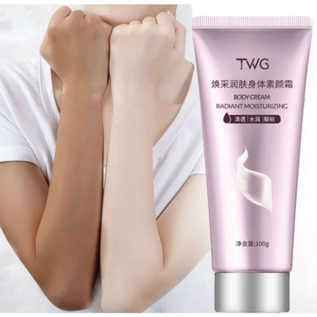 TWG Lotion Pemutih Badan Instant Whitening Body Cream